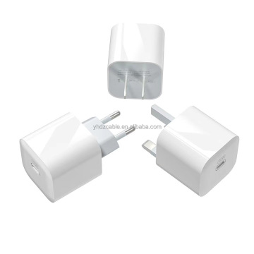 20W PD USB-C Mini Charger: Quick Charge Power Adapter for Smartphones (5A/2A)