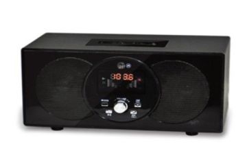 Vintage Wooden Speaker With Iphone Dock Station