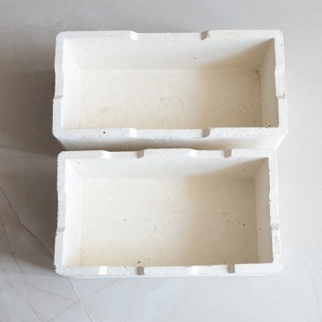 Corundum Mullite Ceramic Sagger Tray Crucible for Refractory Kiln