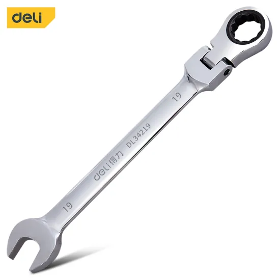 Deli DL34219 hand tools multifunctional ratchet wrenches 19mm