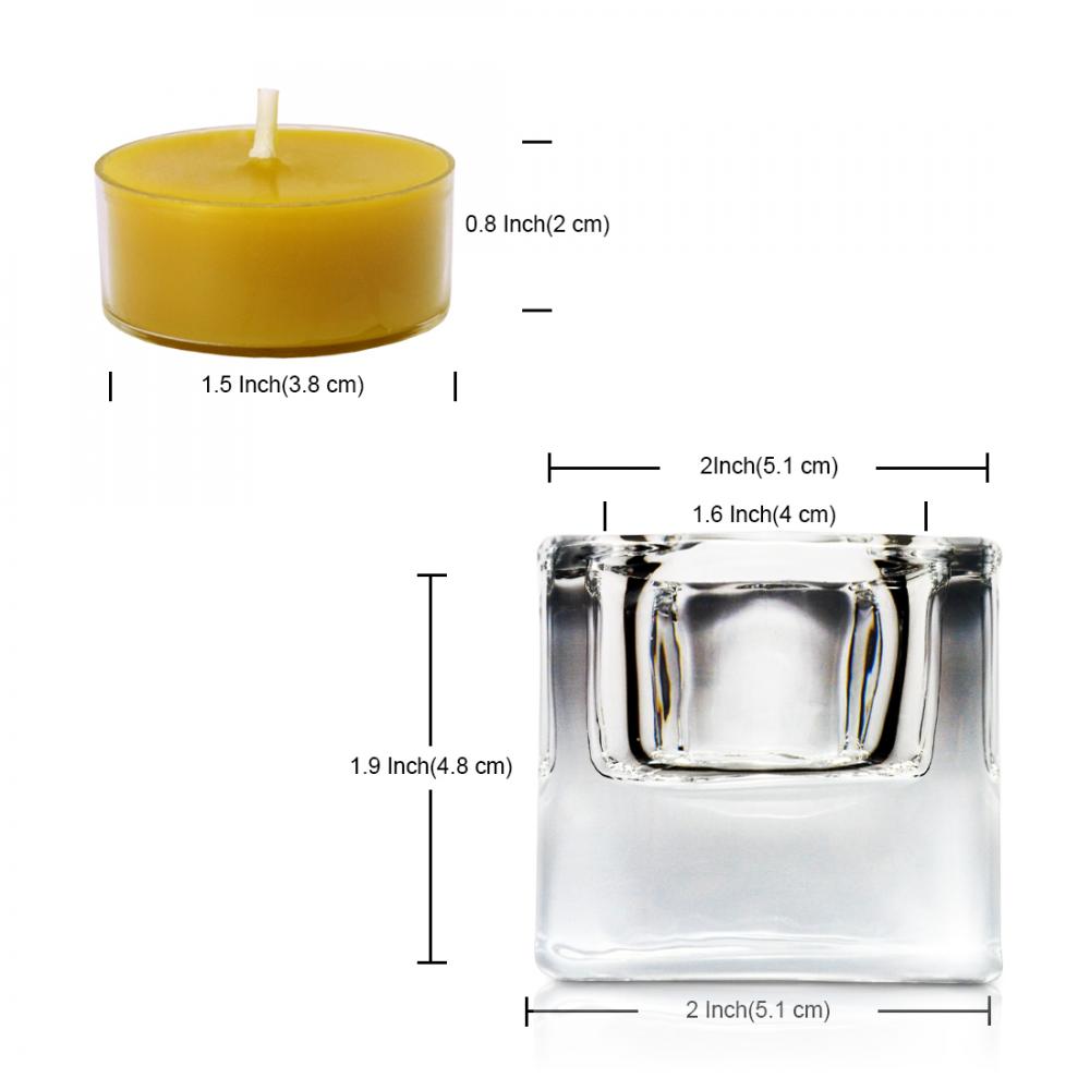 100% Natural Beeswax Tealight Candles