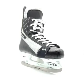High-End Integrated Carbon Fiber Ice Hockey Skates: Fixed Size Team Shoes for Elite Performance