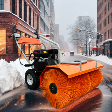 Factory Direct 6.5hp Gasoline Walk-Behind Snowplow Machine