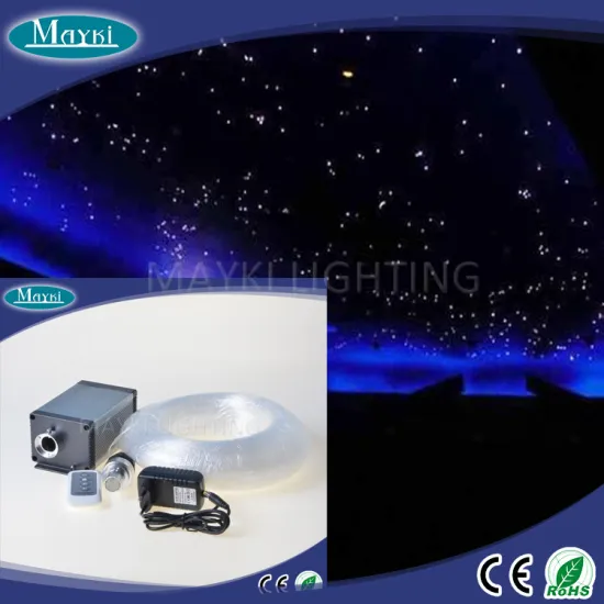 224 stars nightlight starry sky with fiber optic illuminator and pmma fibres for kids room
