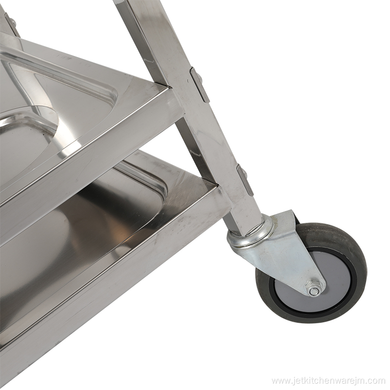 Square Tube Steel Kettle Cart With Castors