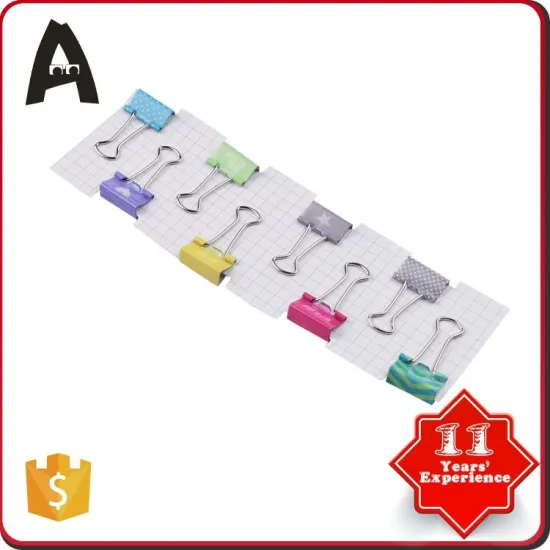 On-time delivery factory supply korea stationery binder clip