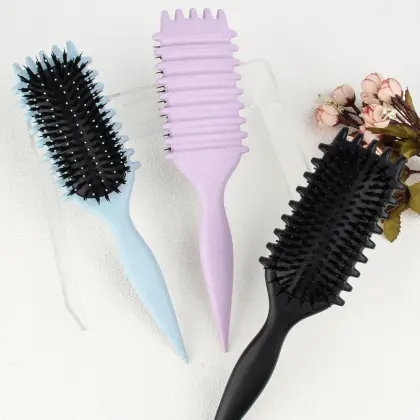 Nylon Bristle Air Cushion Comb for Wavy Hair