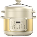 3.5L dual-hat cooker good quality kitchen electric multi pressure cooker Hot pot Steamer white