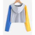 MRMT 2020 Brand New Women's Hoodies Sweatshirts Long Sleeve Color Matching Pullover for Female Short-style Hoodie Sweatshirt