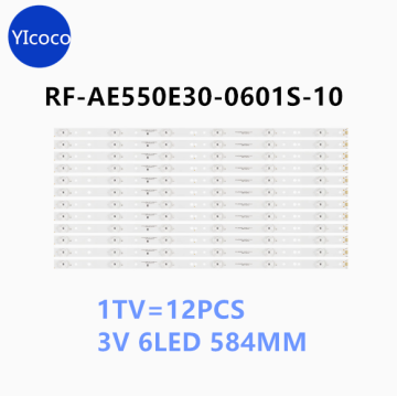 RF-AE550E30-0601S-10 3V 6V Striscia di retroilluminazione per U55Q81 LCD TV