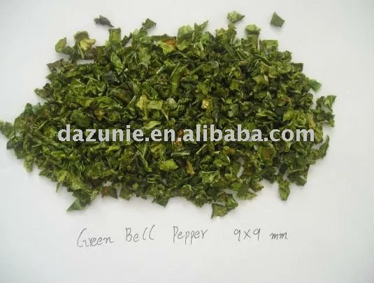 Dried Green Bell Pepper