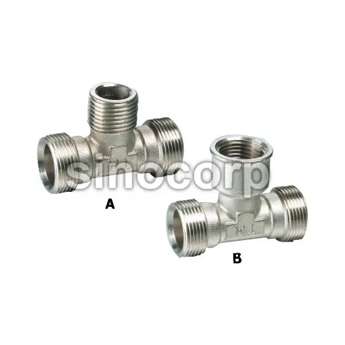 Brass Plumbing Fitting Tee