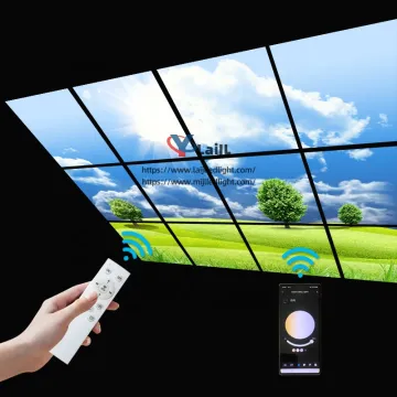 Artificial Skylight LED Blue Sky Ceiling Light Panel 600x600mm