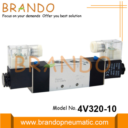 4V320-10 4V320-3/8 Airtac Τύπος Pneumatic 5/2 Σωληλωτή βαλβίδα