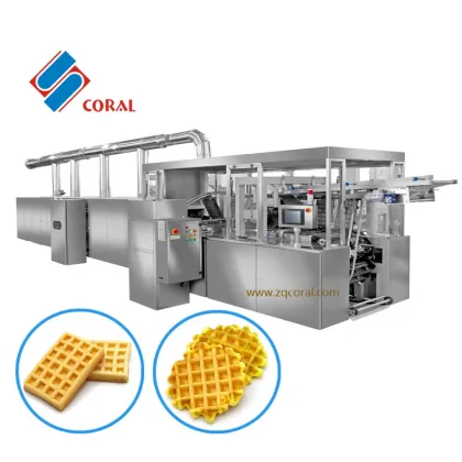 High Capacity Industrial Waffle Production Line Machine for Snack Foods