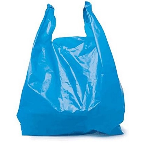 White Plastic Produce T Shirt Packaging Grocery Thank You Shopping Bag