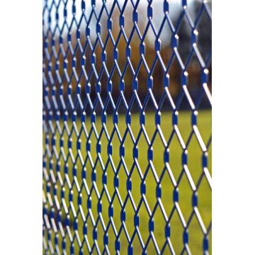 Expanded wire mesh in coil