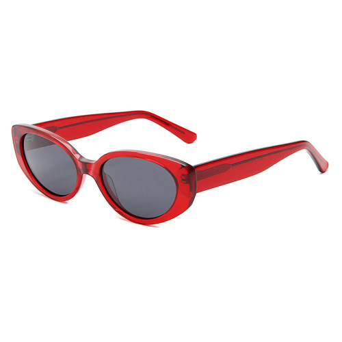 Chic Oval Acetate Retro Y2K Sunglasses