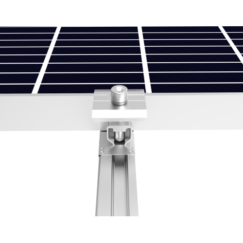 Abrazadera intermedia con hebilla solar
