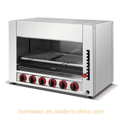 8 Burners Gas Salamander 10 Burners Infrared Salamander Hot Surface Stove Salamander