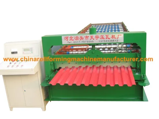 Machine price of steel roof and wall tile cold roll forming line