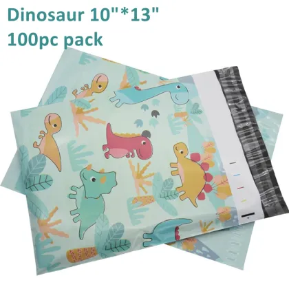 10"x13" 100 Pack Pink Flamingo Cartoon Poly Mailer Bags