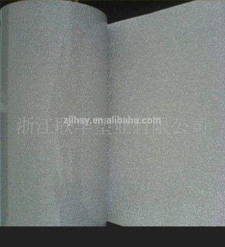 Environmental Protection Babysbreath Surface Of Super Clear PVC In Rolls
