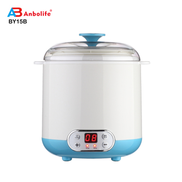 Anbolife Hot 4 Gläser Max Mehrzweck-Set-and-Go-Automatik-Mini-Joghurt und griechischer Joghurt-Hersteller / Herstellungsmaschine