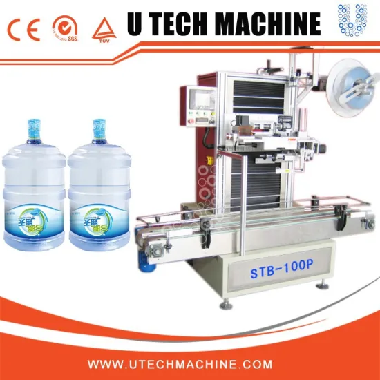 Full-automatic bottle neck shrink sleeve labeling machine jar for heat shrink cap seal