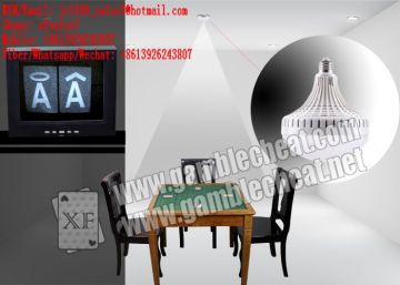 XF new style lamp with different backside scanning camera to see the markings on the back of cards  / cards cheat / contact lens