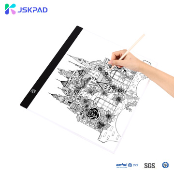 JSKPAD tamanho A3 LED bloco de anotações para escrita em acrílico