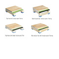 Parquet deportivo estable para pistas de tenis cubiertas