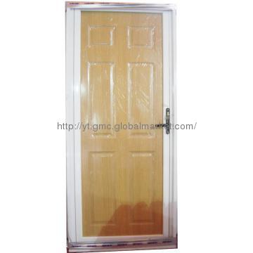 UPVC swing door with aluminum clad