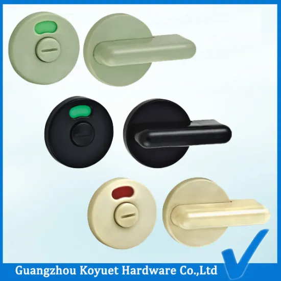 Wholesale Factory Bathroom Cubicle WC Toilet Plastic Door Lock Ttaly