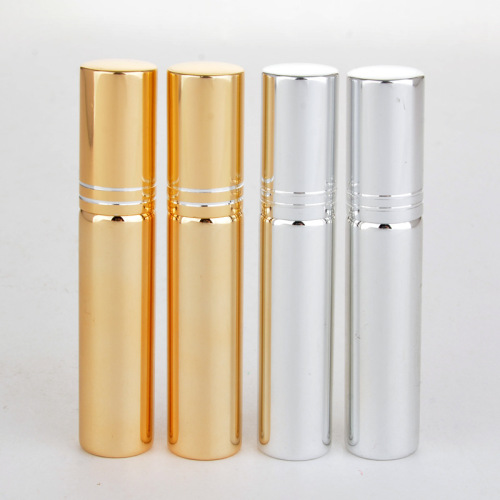 Glass tube aluminum spray perfume spray bottles