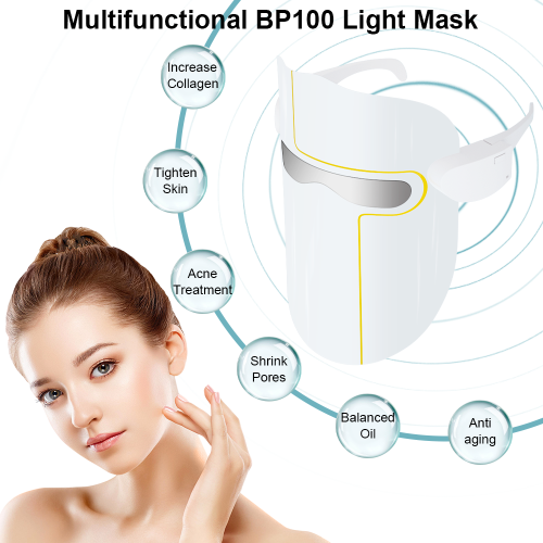 Gold Led Face Mask Light Therapy Sheet