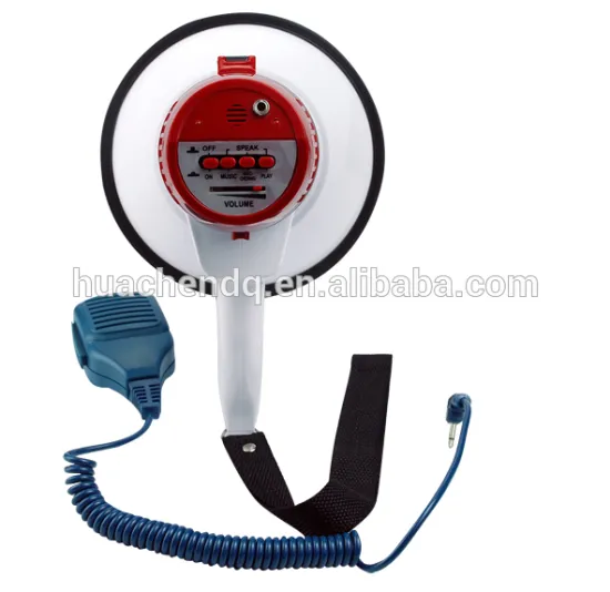 outdoor use loud speaker with detachable blue microphone