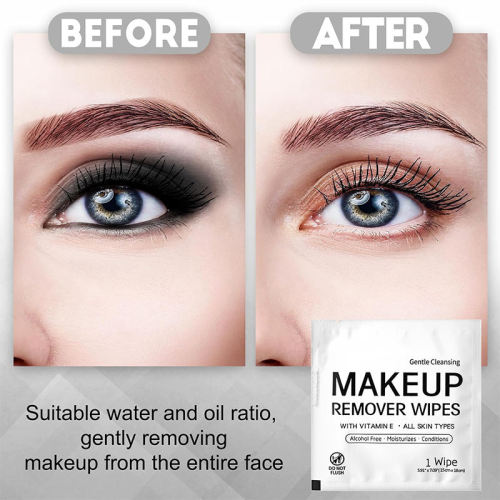 Ang mga napasadyang remover remover wipes mula sa aming sariling tatak