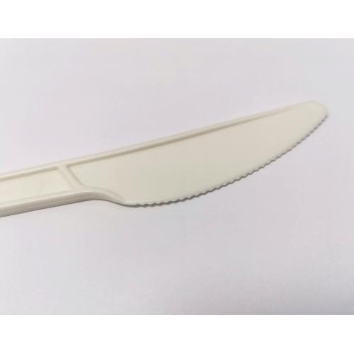 Biodegradable Plastic Utensils 100% Biodegradable PLA Compostable Cutlery Knives Supplier