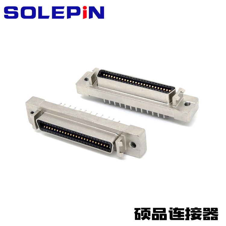 SCSI 20P Straight Type Insertion PCB Connector SCSI 20P Straight Type Insertion PCB Connector