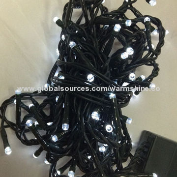 100 LED Decorative String Lights with Function Controller, CE, FCC and RoHS Marks