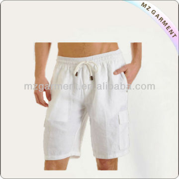 Board short swimwear men white