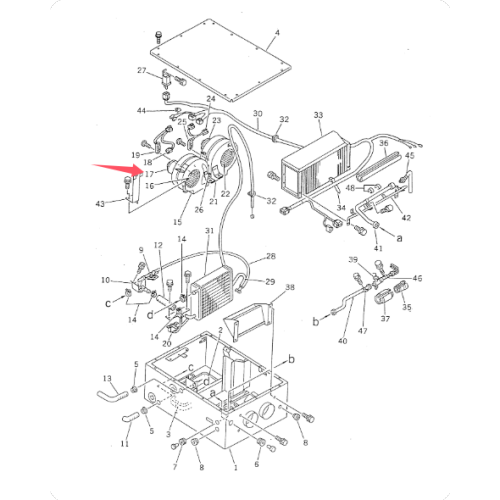 MOTOR ASSY 195-Z79-1250/195Z791250 is applicable to the mining bulldozer model D355A-5