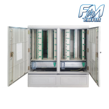 Dual-Door SMC Fiber Optic Cross-Connect Cabinet