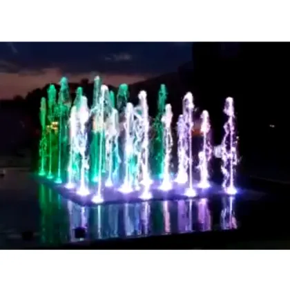 Floor Music fountain with light