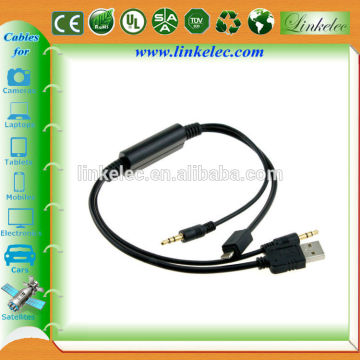 Benz AMI MMI MP3 MP4 aux interface adapter cable with 3.5mm connector