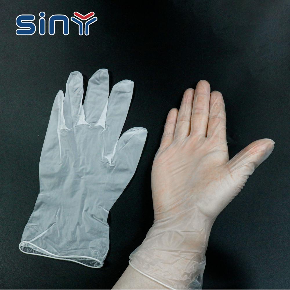 Перчатки ПВХ одноразовые медицинские перчатки домохозяйства