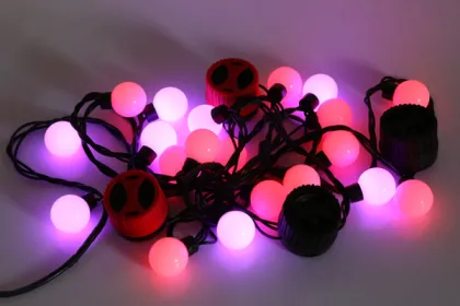 Smart string speaker-lights