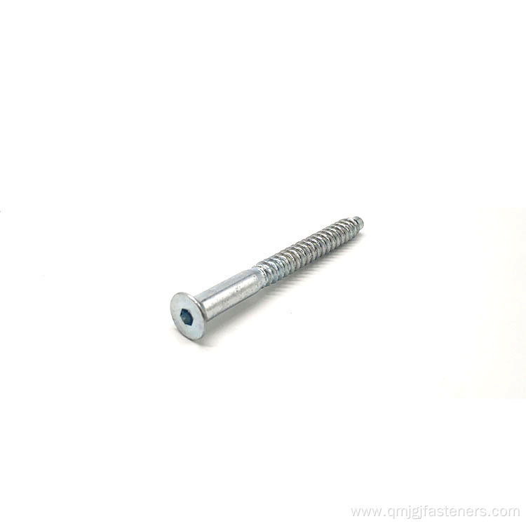 Hexagon countersunk head furniture screw Confirmation screw