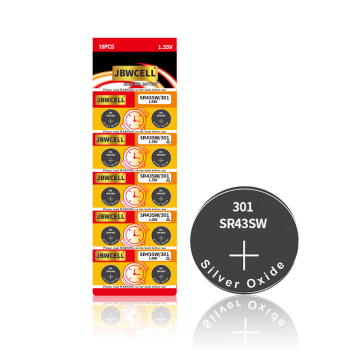 1.55V SR43SW Silver Oxide Button Cell Battery for Watches
